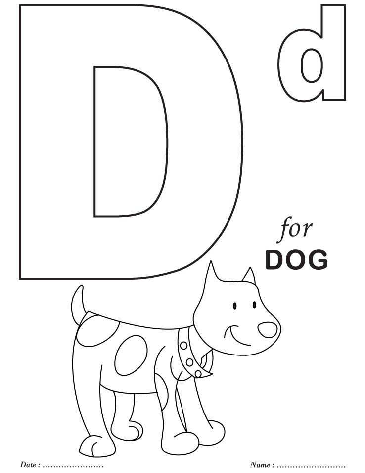 Free Printable Alphabet Coloring Pages A Z
