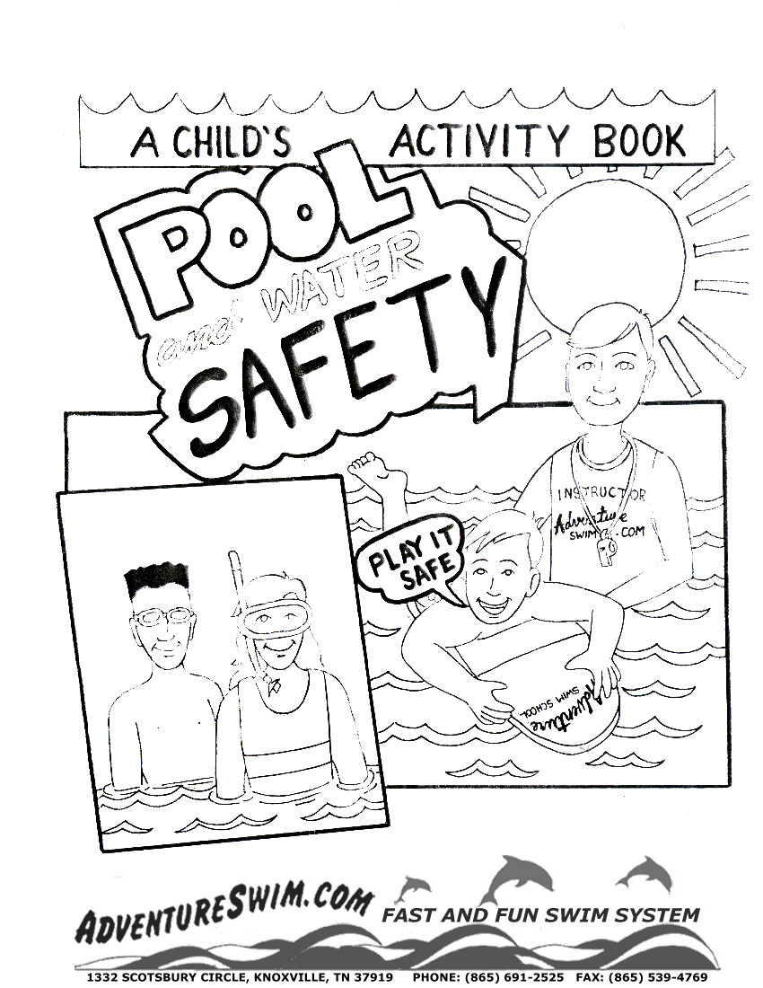 Summer pool coloring pages download and print for free