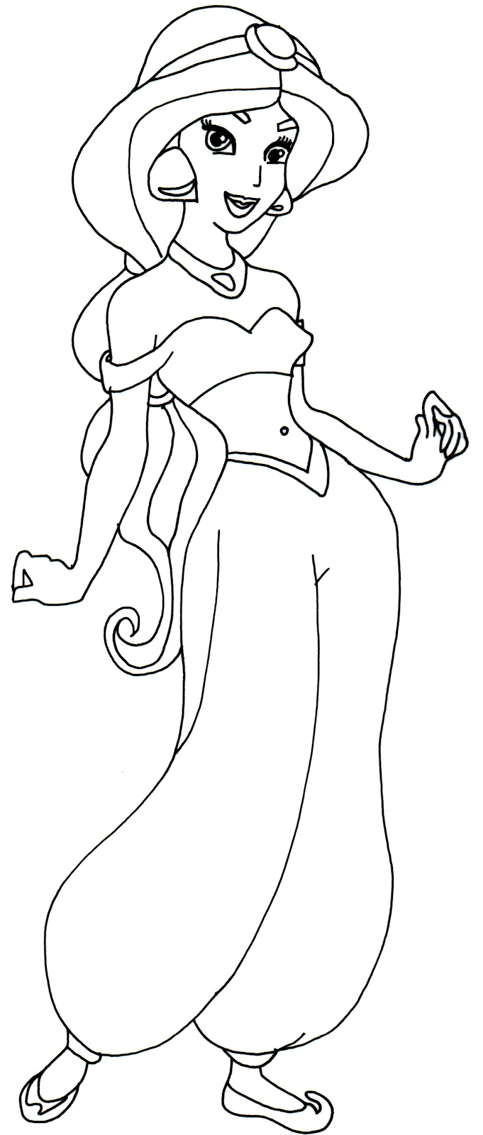 coloring jasmine princess sofia disney printable aladdin princesses colors mermaid ariel olds getdrawings cartoon popular characters