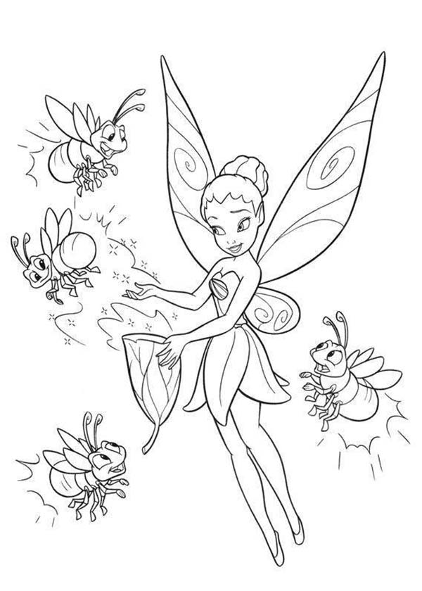 Disney fairy silvermist coloring pages download and print for free