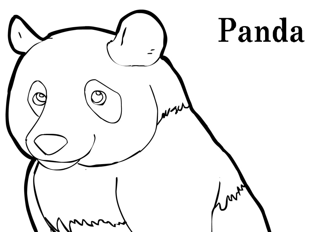 panda bear pictures coloring pages - photo #18