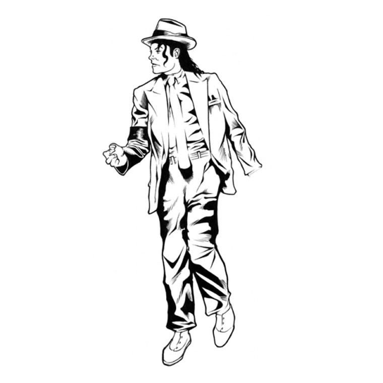 Michael Jackson Smooth Criminal Coloring Pages Coloring Pages