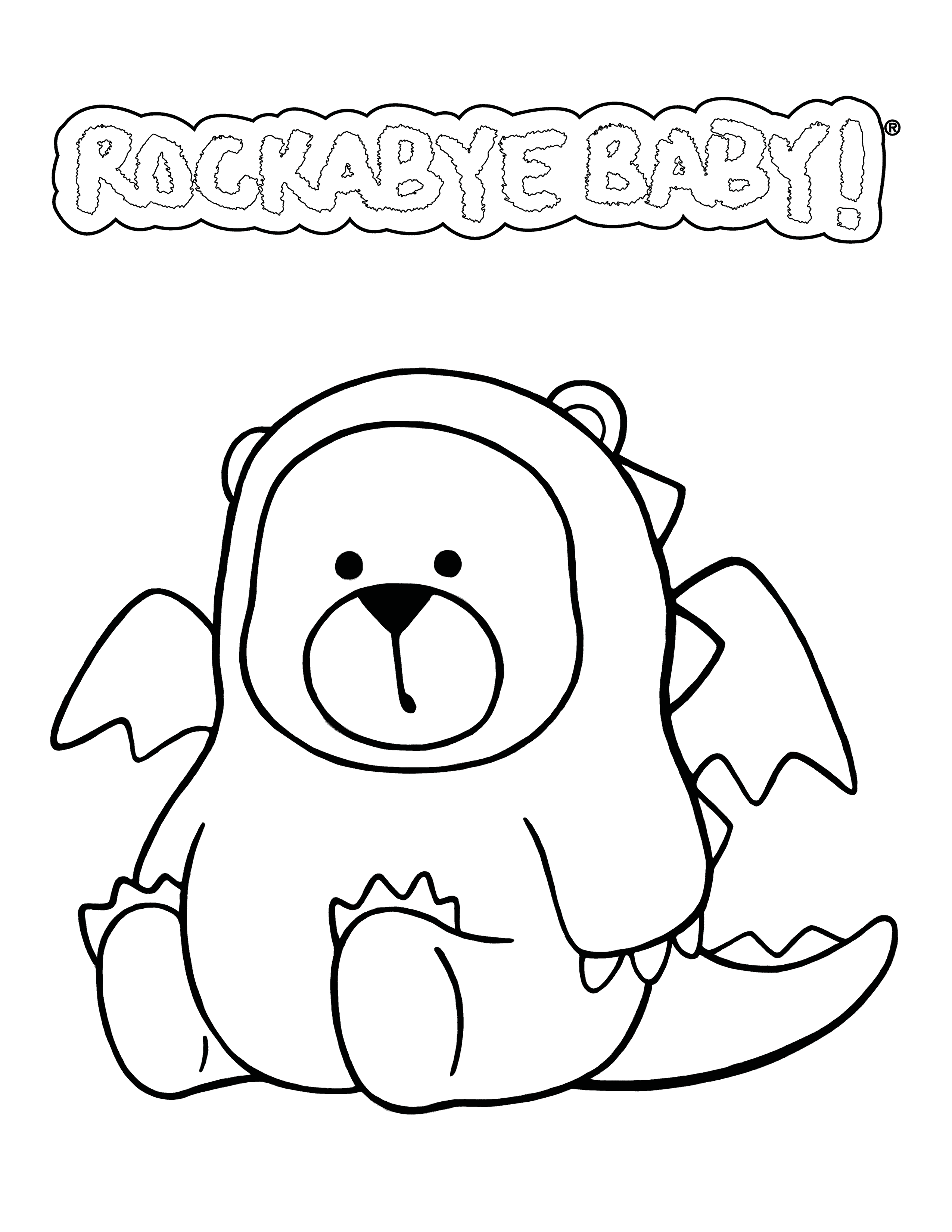 Baby shower coloring pages