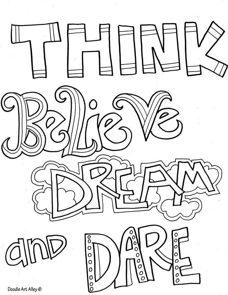 Inspirational coloring pages to download and print for free