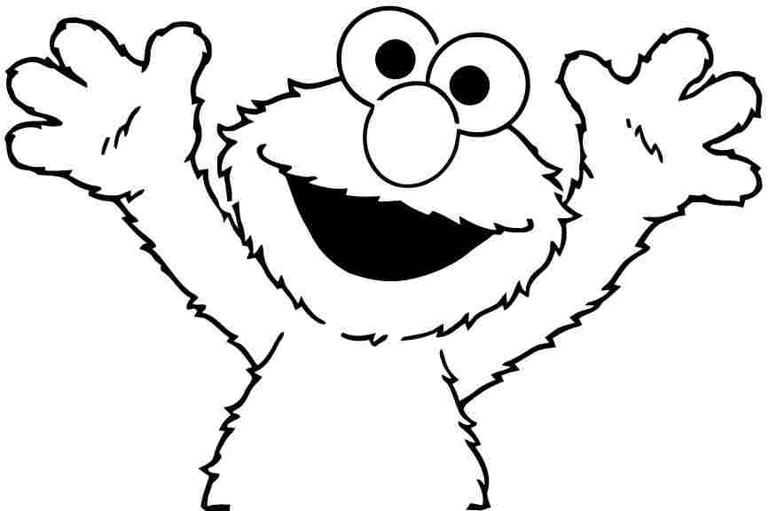 images of elmo coloring pages - photo #36