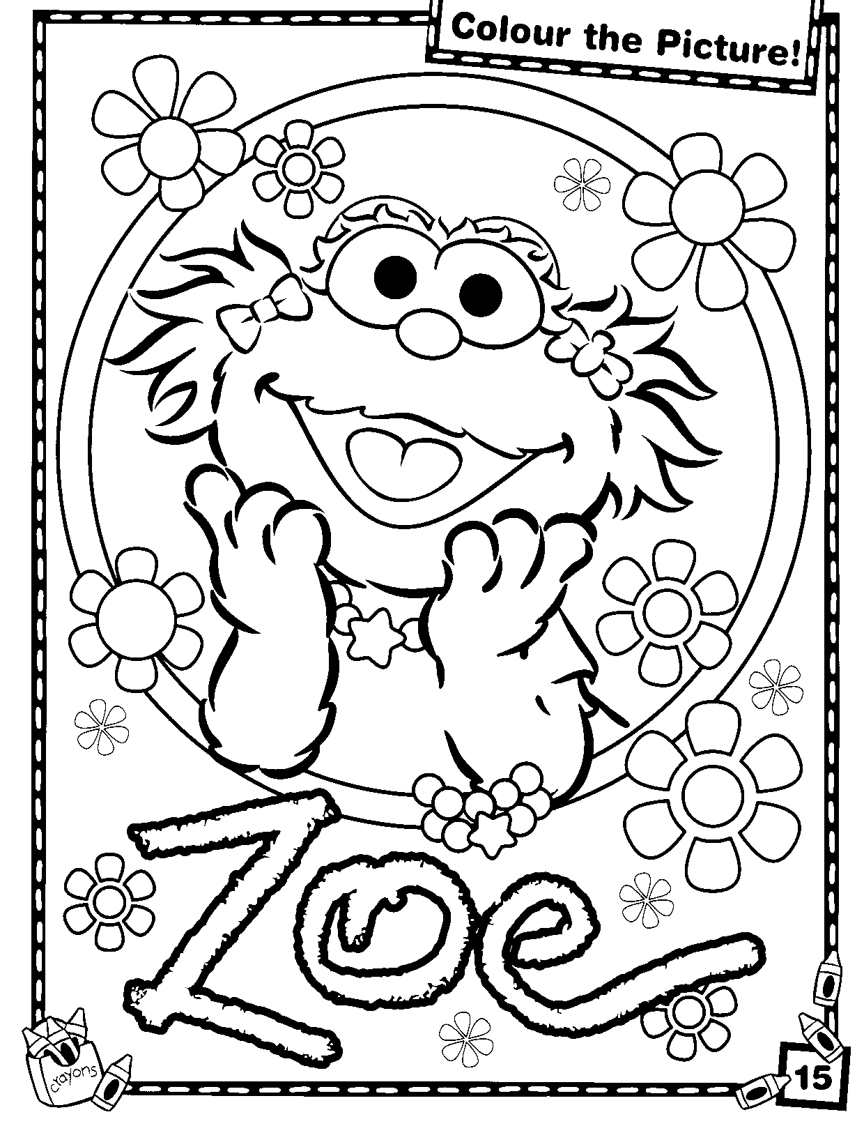 baby sesame street coloring pages - photo #41