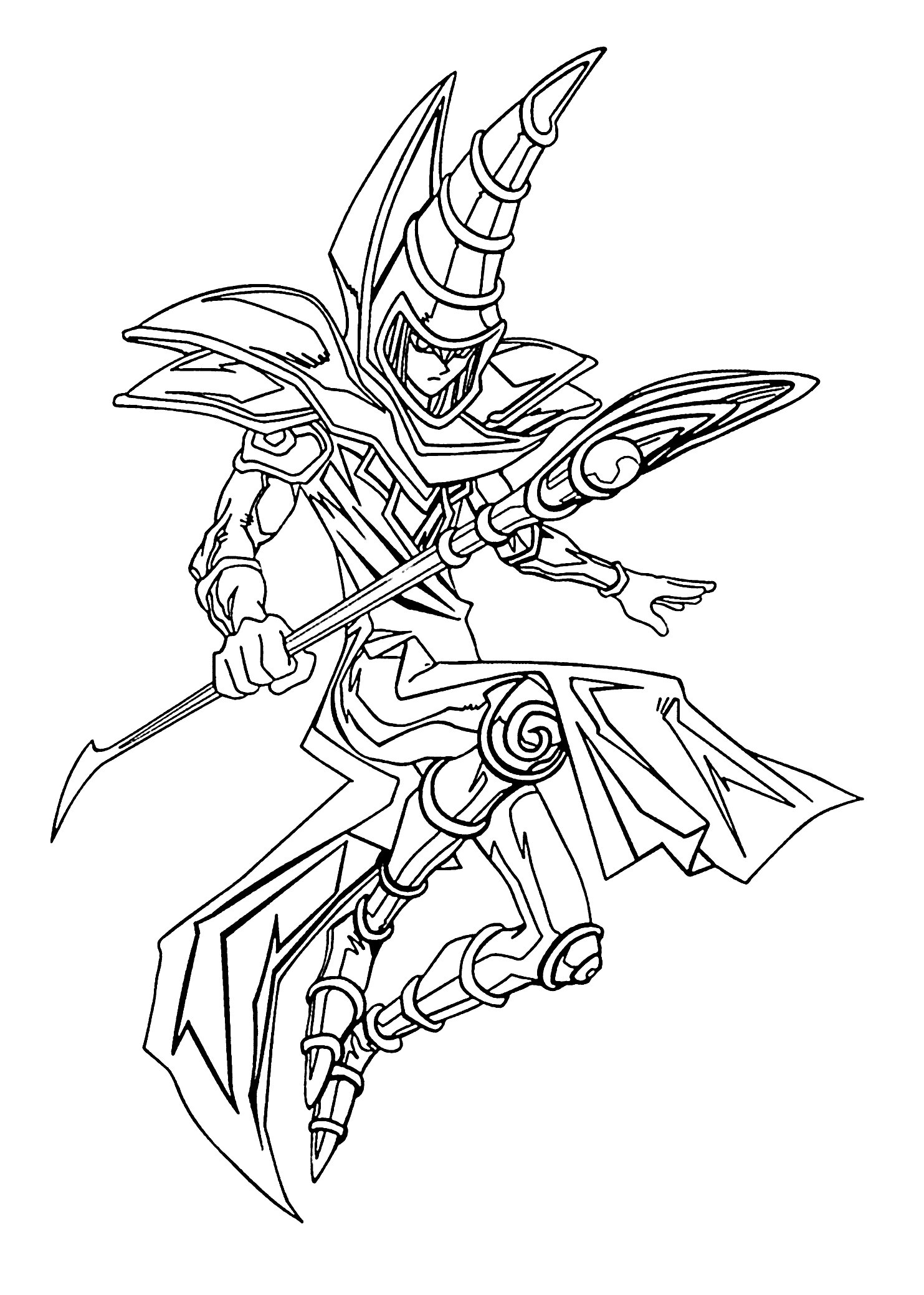 Yu gi oh coloring pages to download and print for free