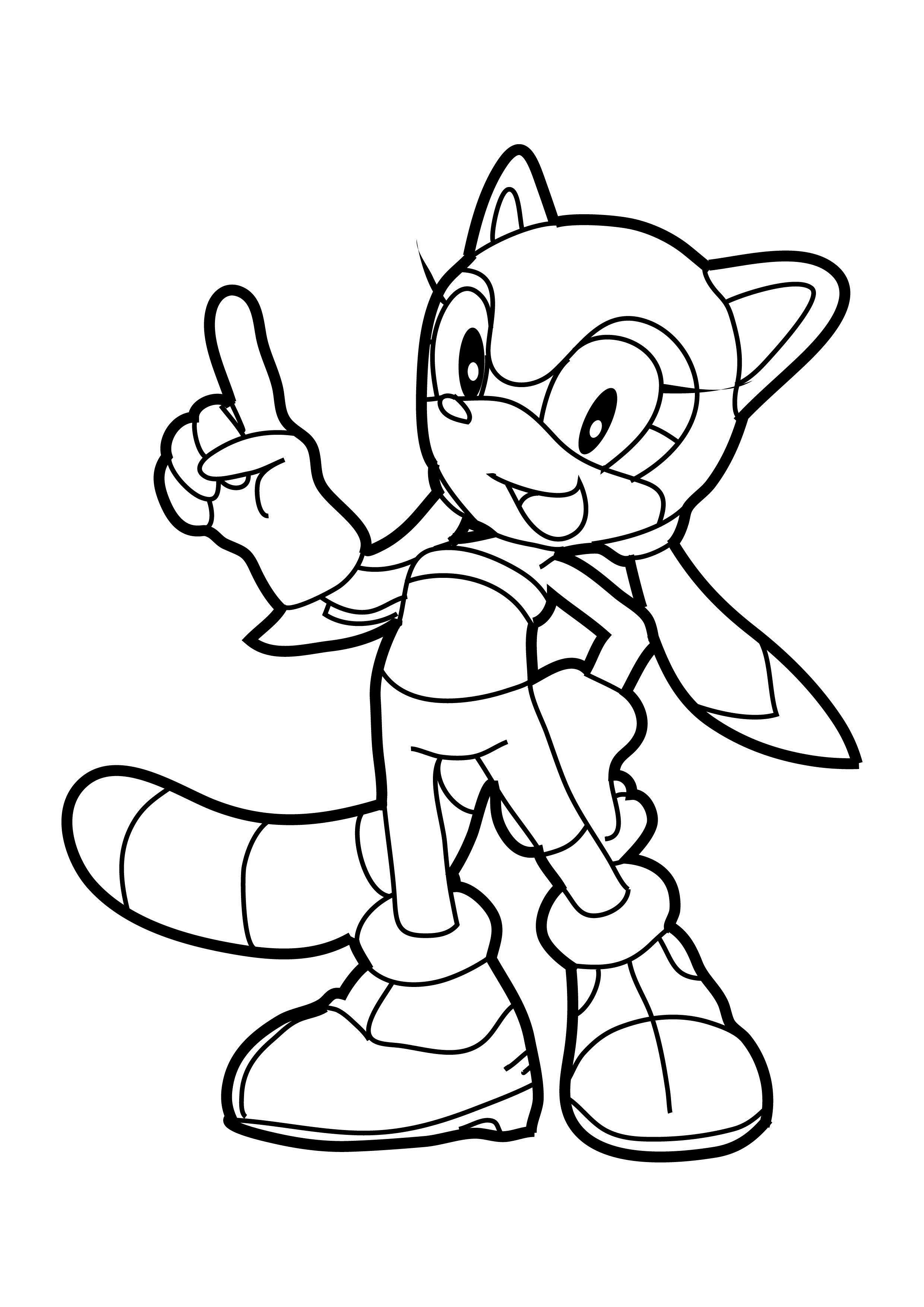 Sonic Printable Coloring Pages