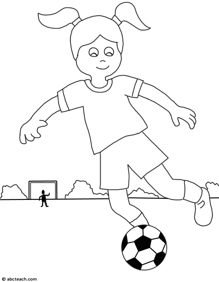 Soccer player coloring pages to download and print for free