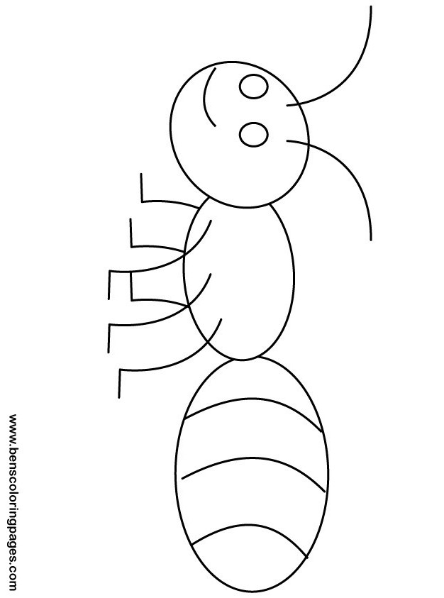 ant printable coloring insects sheet ants pattern preschool marching cut happy cliparts clipart insect bugs sheets templates clip animal colouring