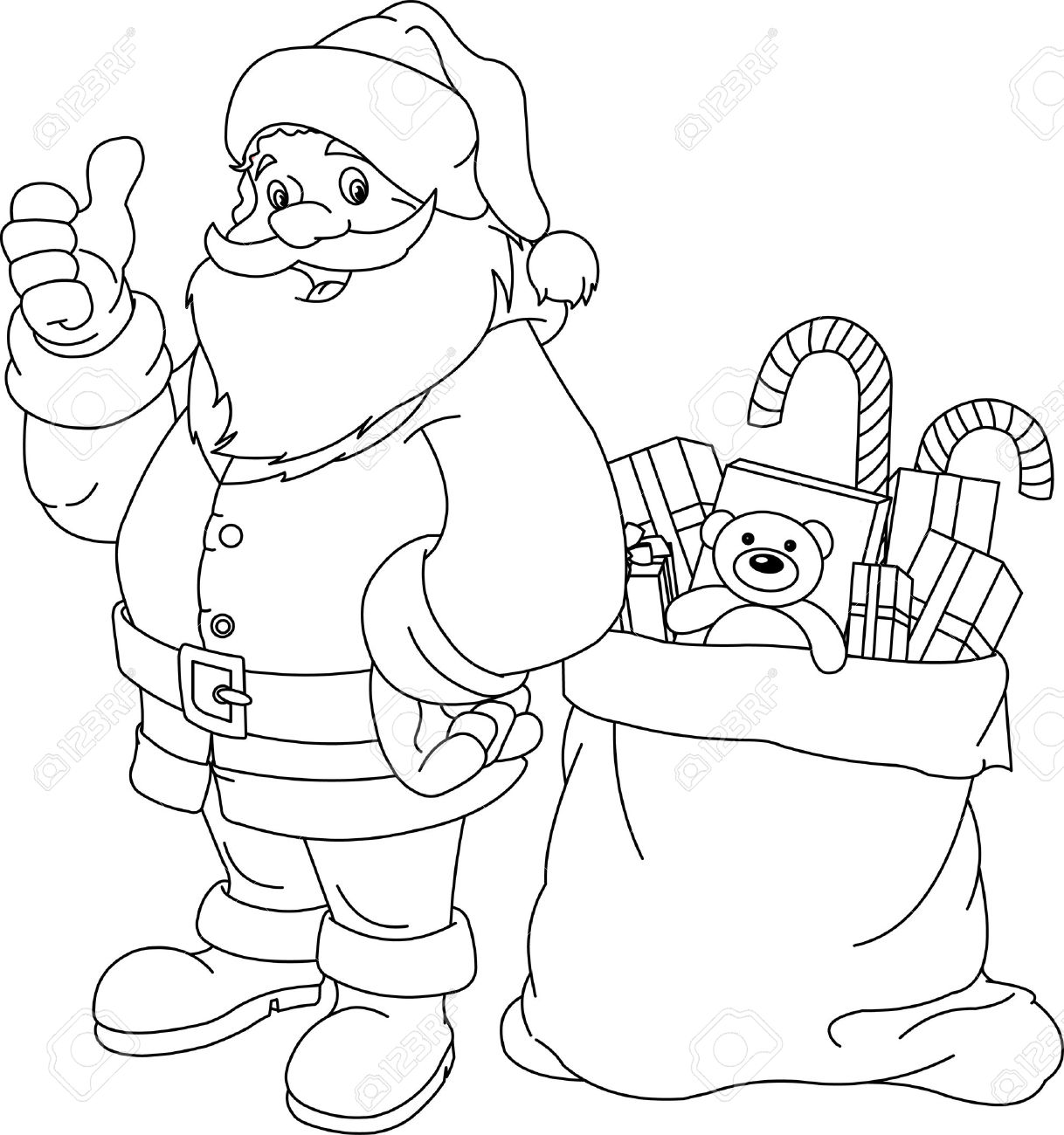 Santa Claus Coloring Pages To Download And Print For Free