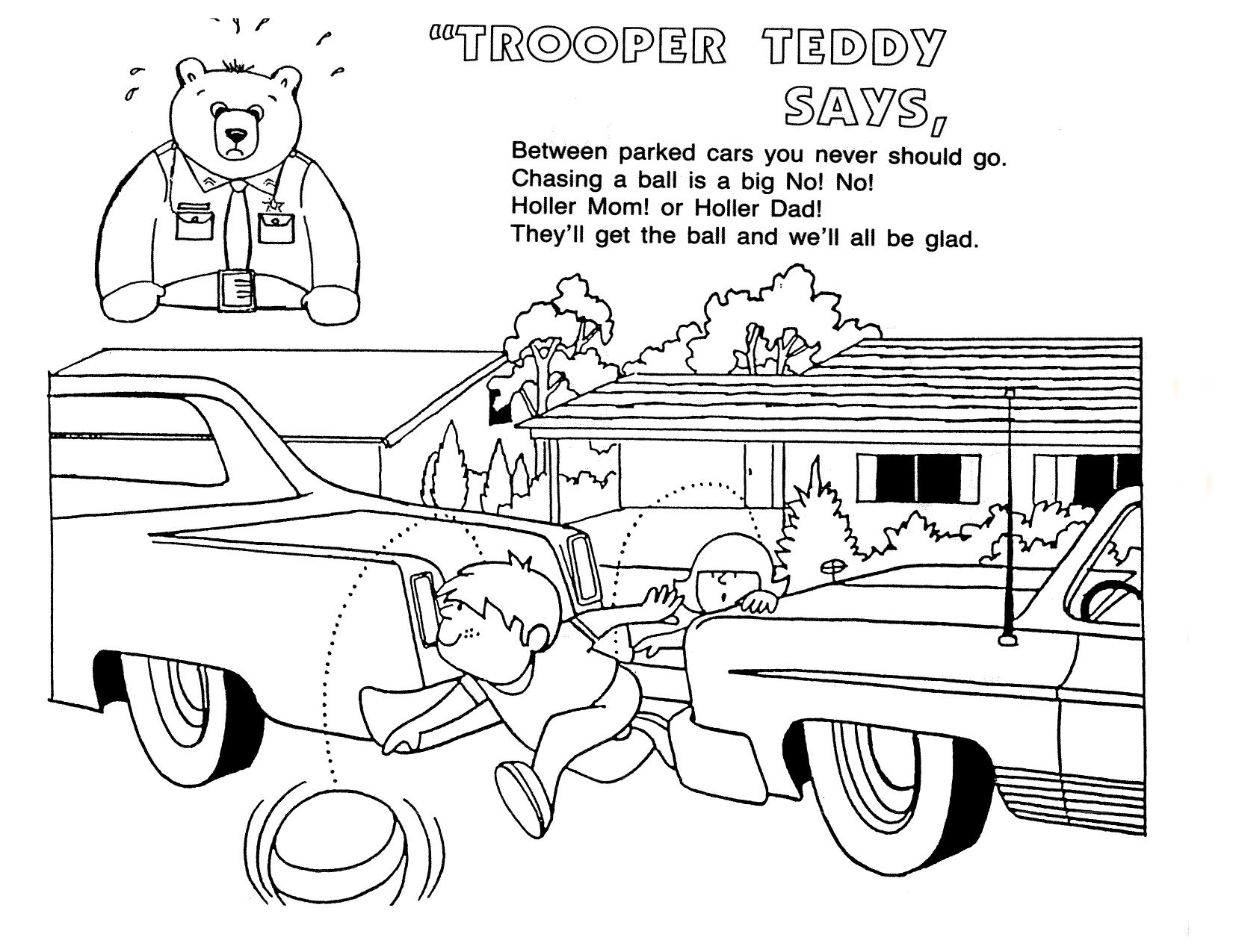 Safety coloring pages to download and print for free