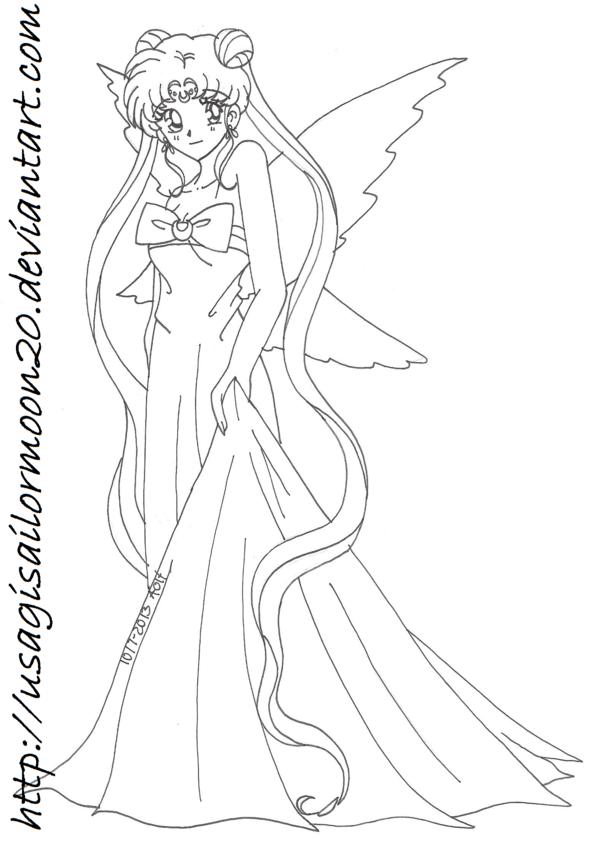 Princess serenity coloring pages download and print for free