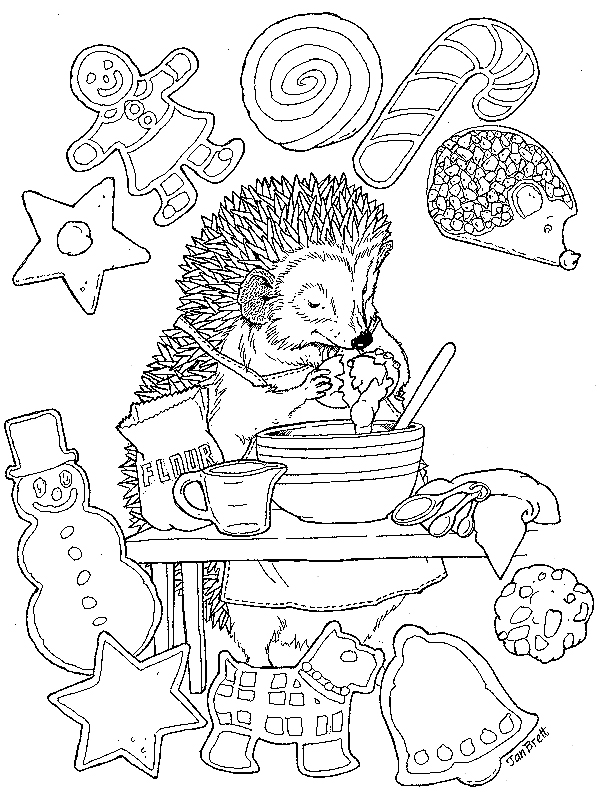 Christmas treats coloring pages download and print for free