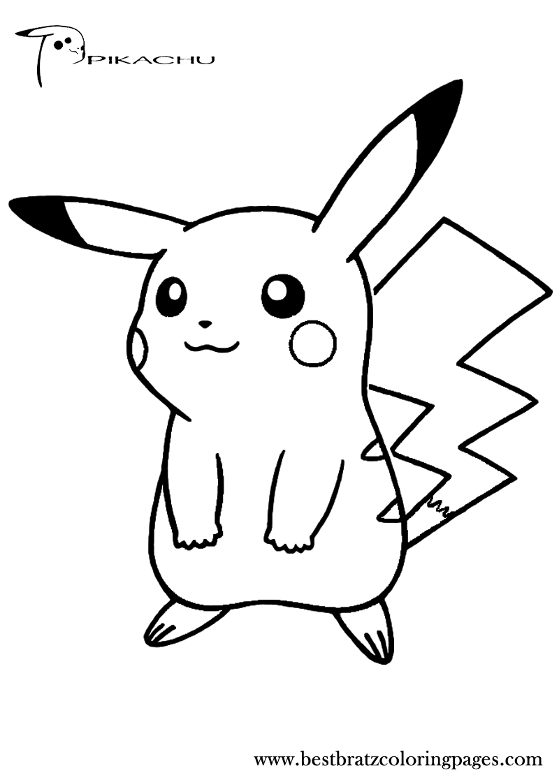 Pikachu coloring pages to download and print for free