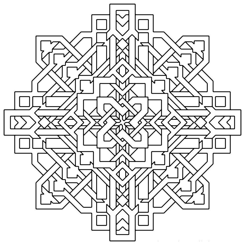 illusion coloring pages to print - photo #33