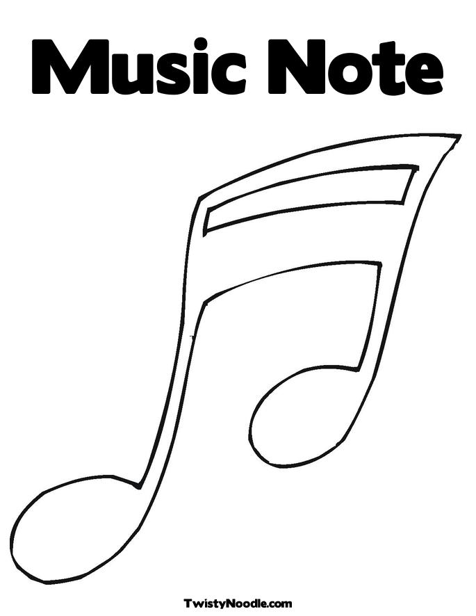 Music note coloring pages to download and print for free