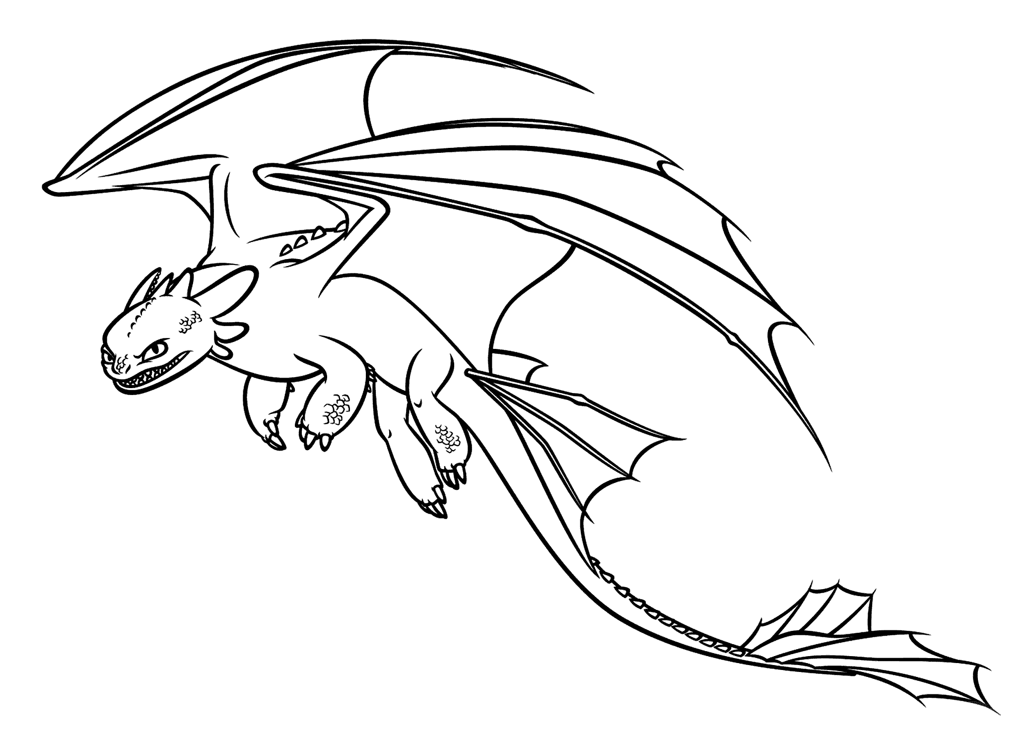  Printable Dragon Coloring Pages for Kindergarten