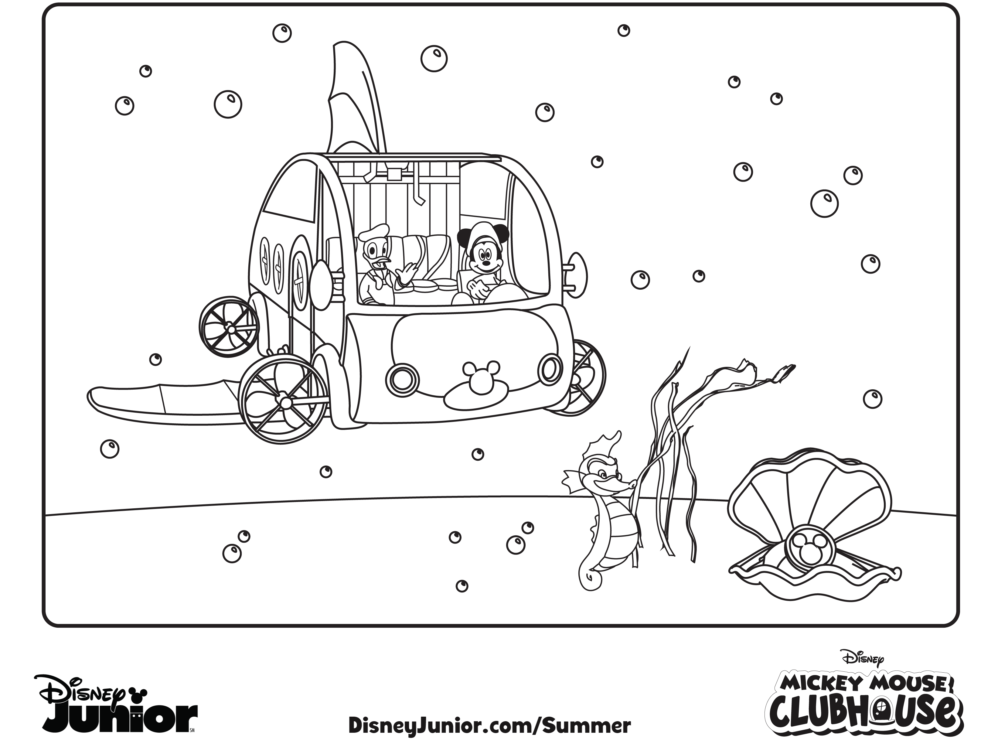 Mickey mouse clubhouse coloring pages