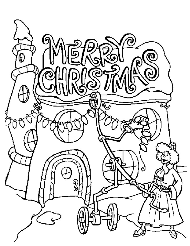 Merry christmas coloring pages to download and print for free