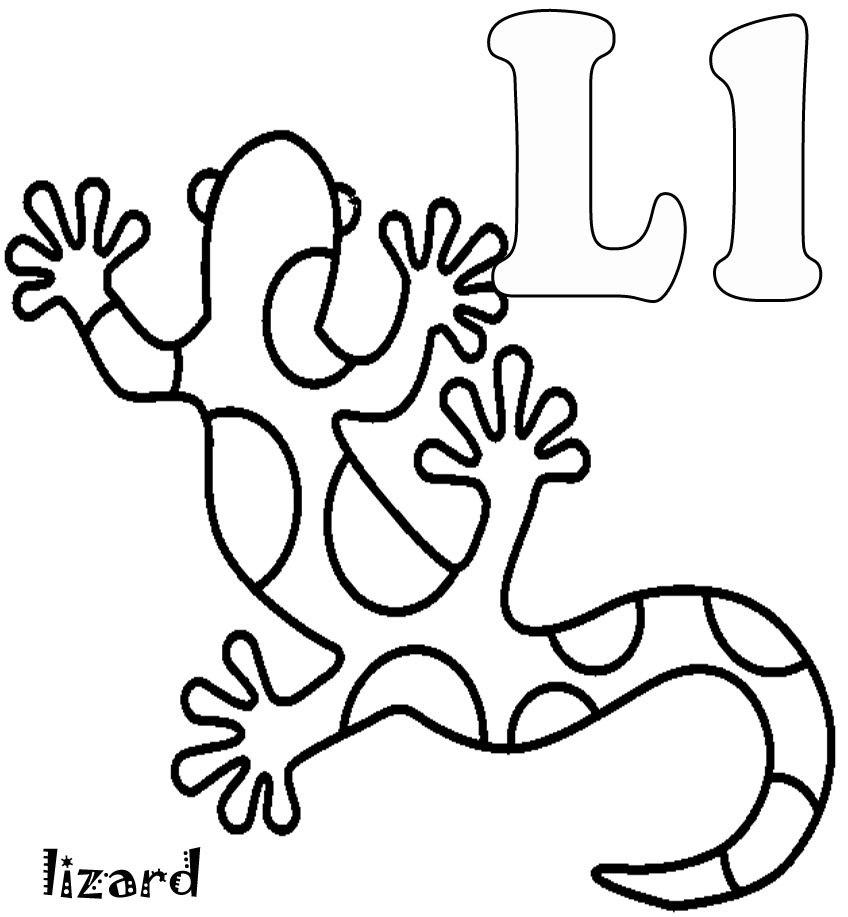 Lizard coloring pages to download and print for free