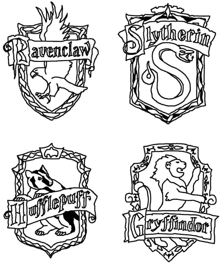 Harry potter coloring pages to download and print for free