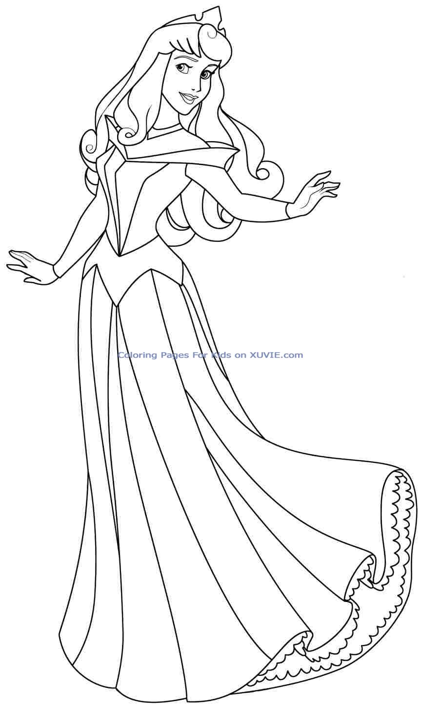 48+ free coloring pages little mermaid Sleeping beauty coloring printable