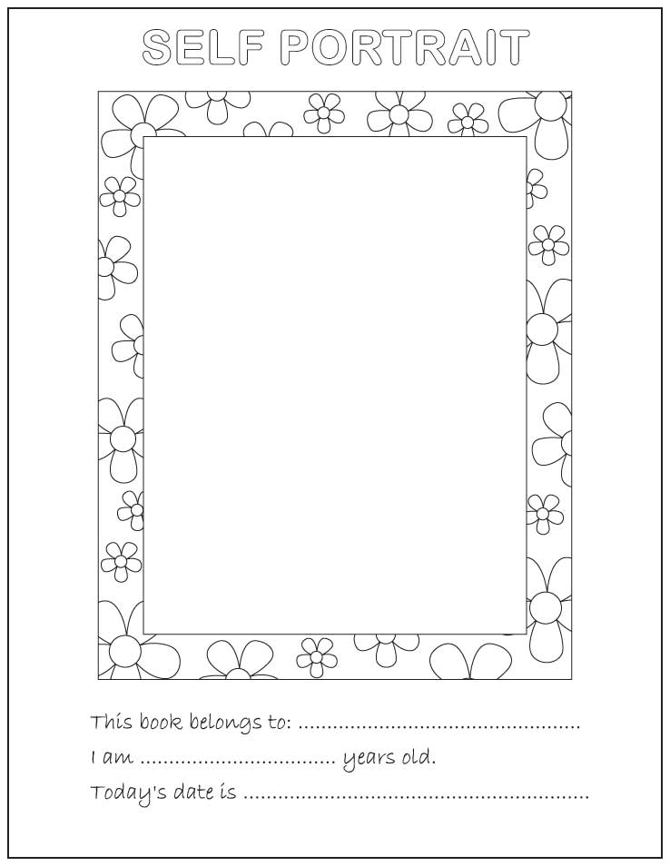 All about me coloring pages to download and print for free