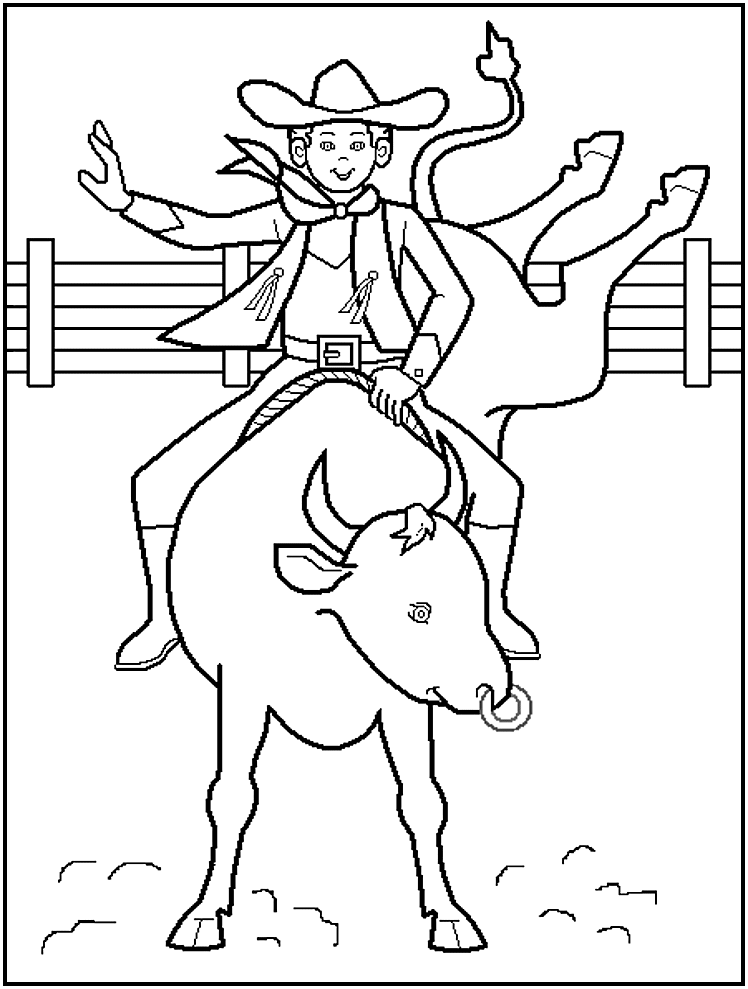 Western coloring pages to download and print for free