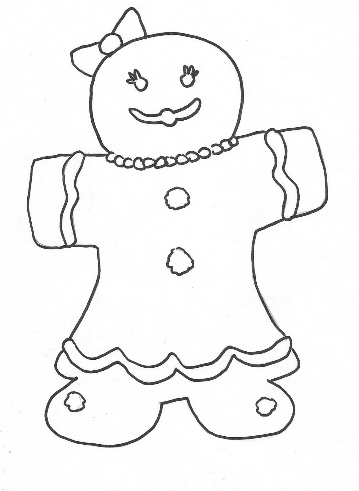 Christmas gingerbread coloring pages download and print for free