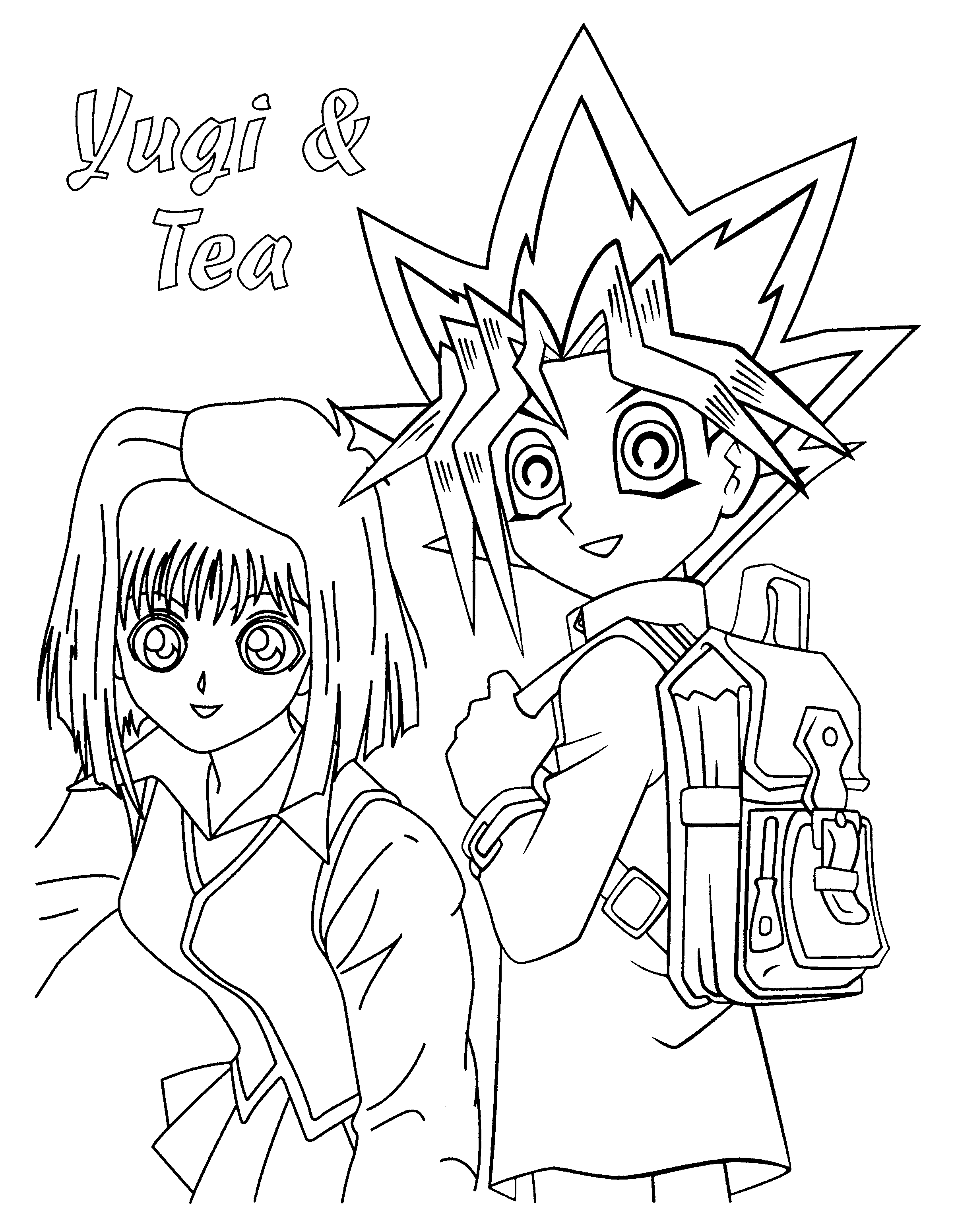 Yu gi oh coloring pages to download and print for free