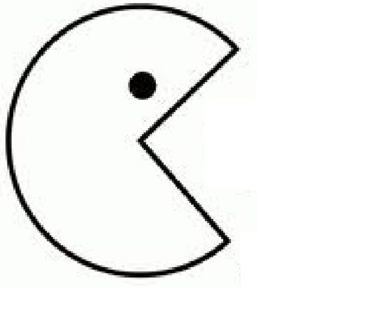 Pac man coloring pages to download and print for free