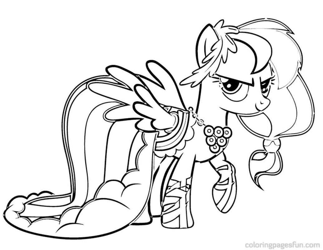 My little pony christmas coloring pages to download and print for free