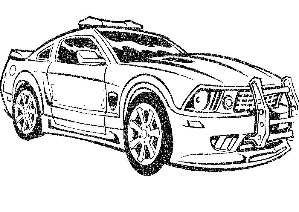 Free Printable Police Car Pictures To Color