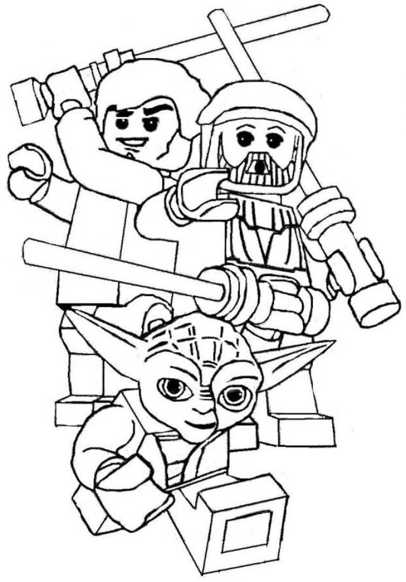 lego star wars coloring pages to download and print for free