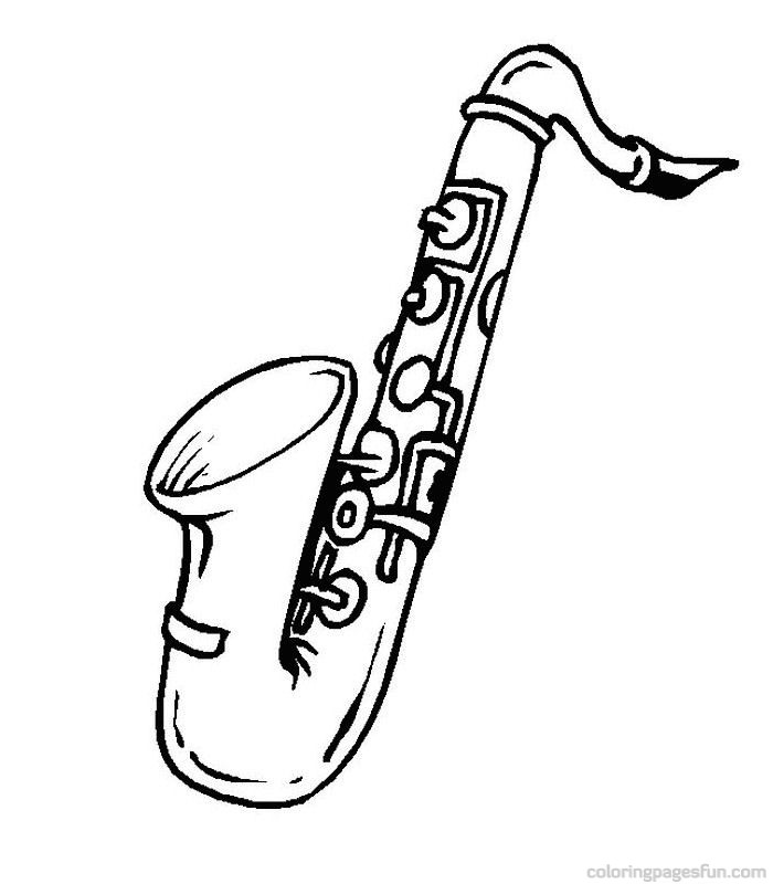 Instrument coloring pages to download and print for free