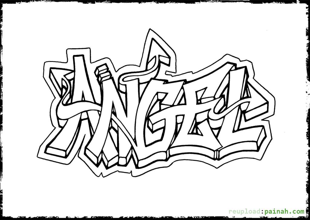 Graffiti coloring pages to download and print for free