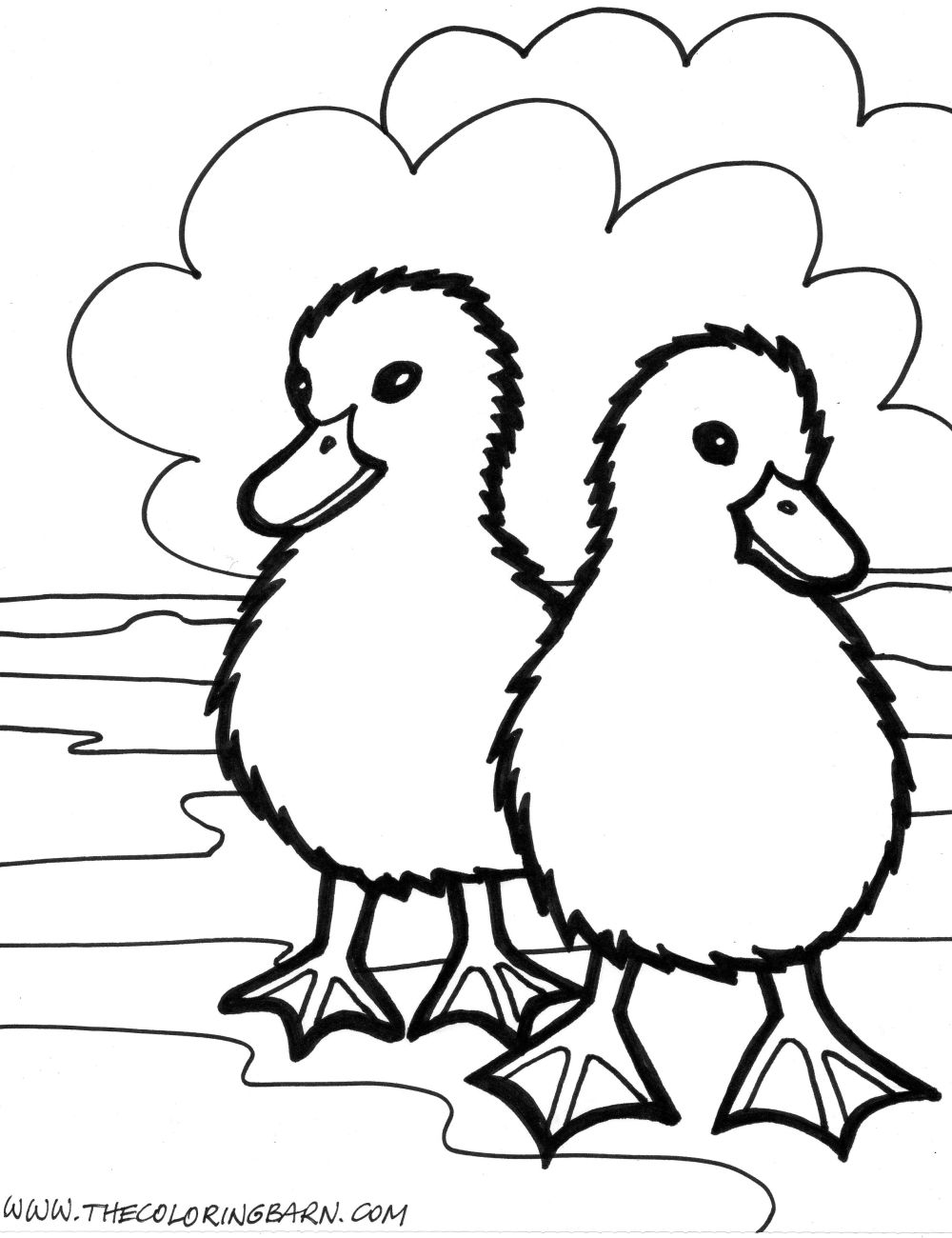  Free Kids Coloring Pages Animals for Kindergarten