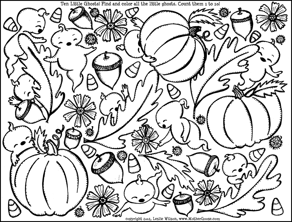 Fall coloring pages to download and print for free