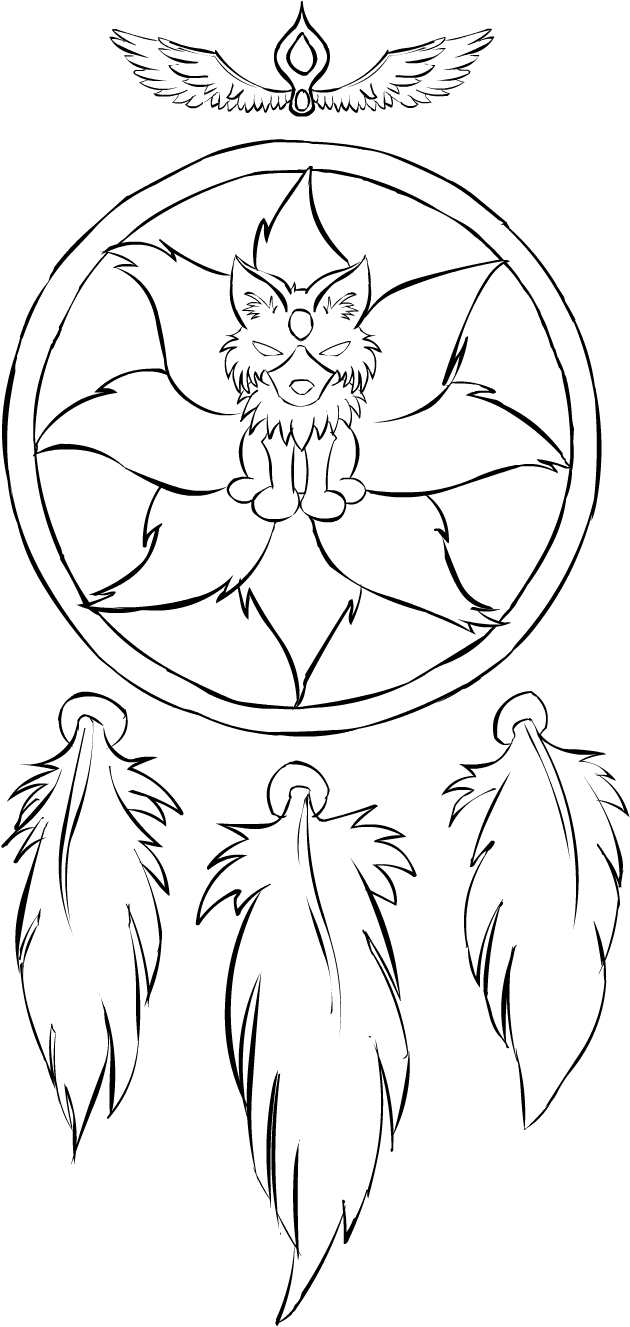 Dreamcatcher coloring pages to download and print for free