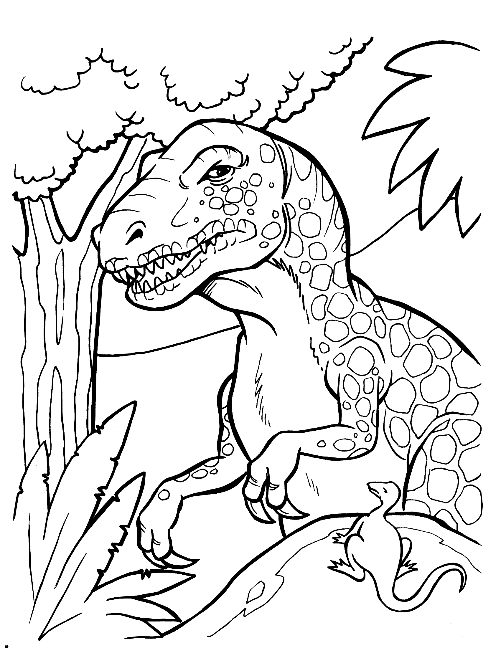 Free Dinosaur Coloring Pictures