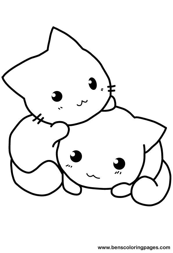 Cute Cat Coloring Pages To Download And Print For Free Coloring