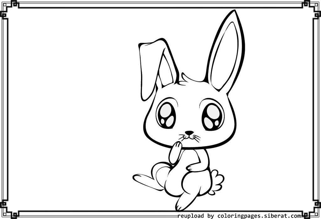 Baby Bunnies Coloring Pages Download Print Free Bunny Printable