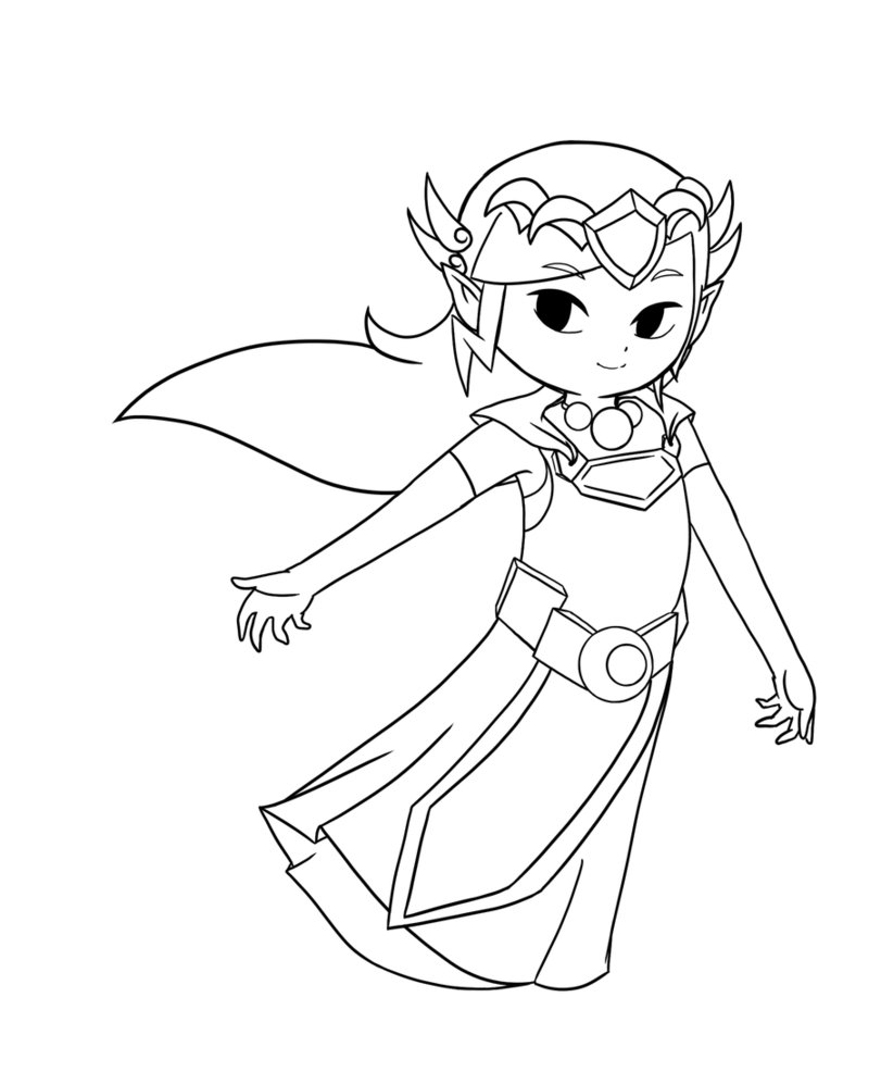 Zelda coloring pages to download and print for free