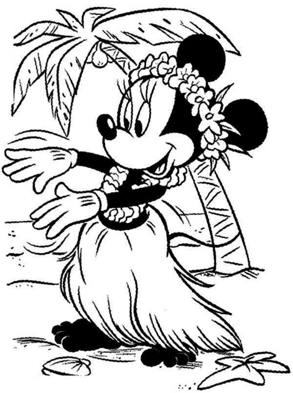 coloring minnie mouse disney