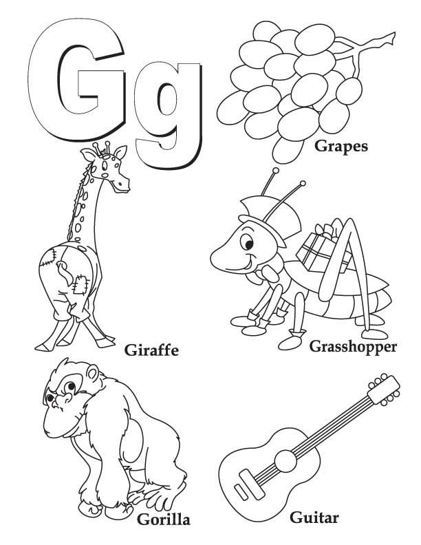 A z alphabet coloring pages download and print for free