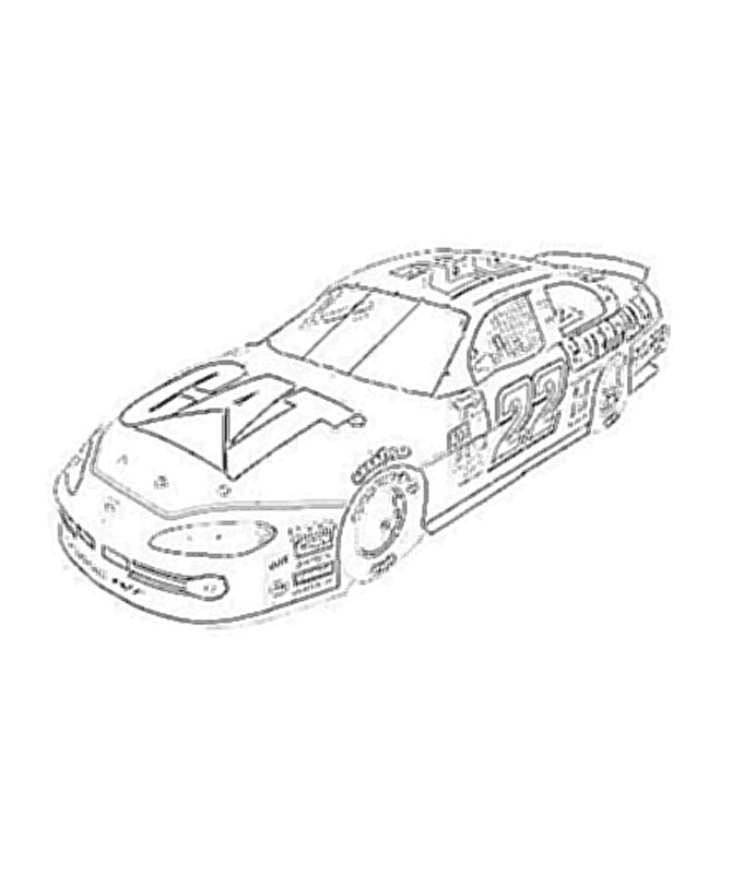 nascar race coloring pages - photo #24