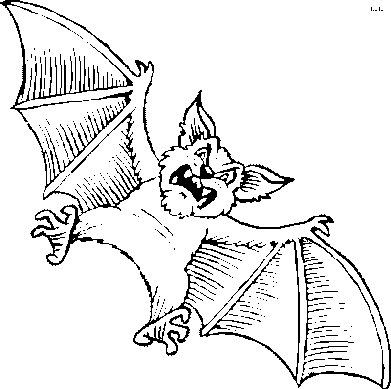 bat coloring halloween bats printable scary sheets flying moon cartoon popular sun library clipart