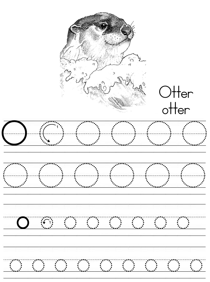 Letter o coloring pages to download and print for free