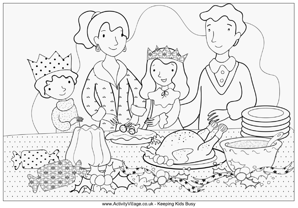 Dining room coloring pages download and print for free